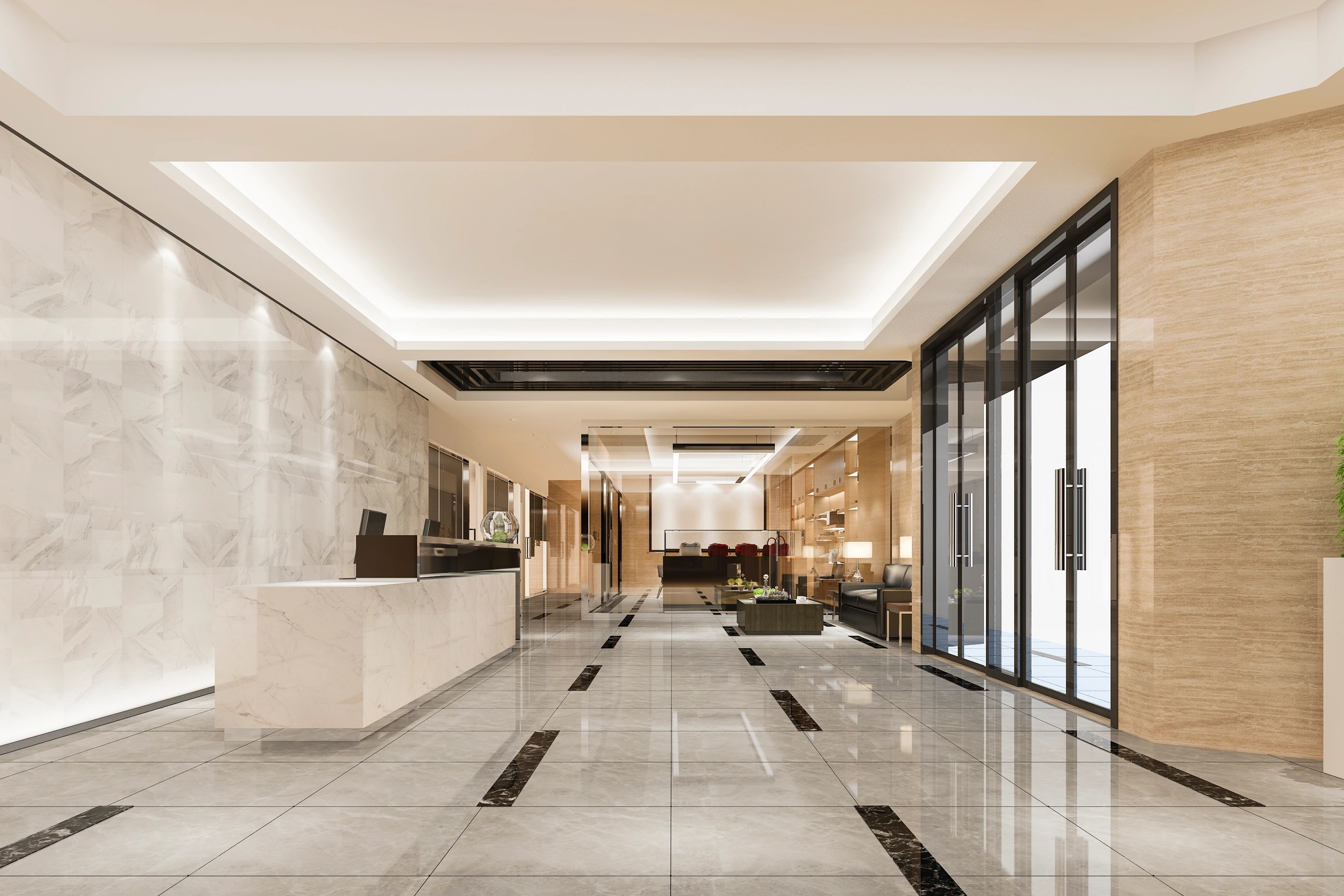 Aménagement professionnel pour hôtel 